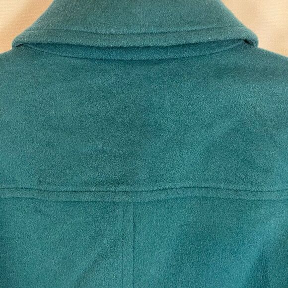 Jones New York Women’s Vintage Jacket Blazer Wool Front Zip Fully Lined Teal M - Picture 7 of 10